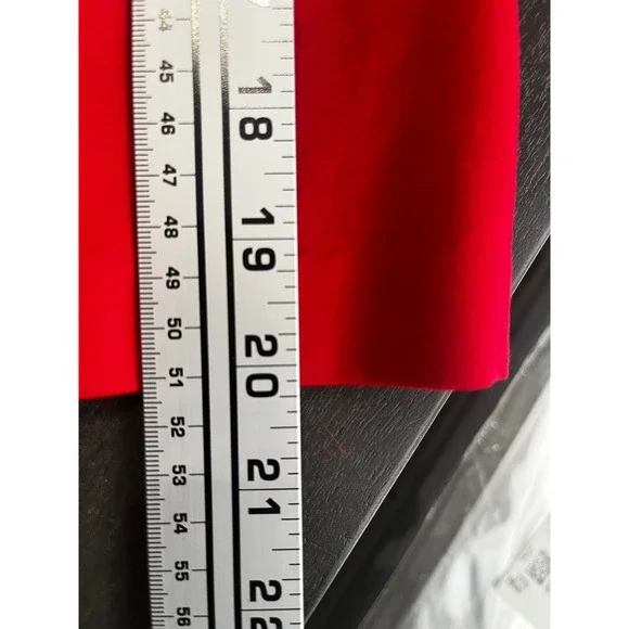 IMNYC Isaac Mizrahi Red 3/4 Sleeve Boat Neck A Line‎ Dress Women's Size XL - Picture 4 of 13